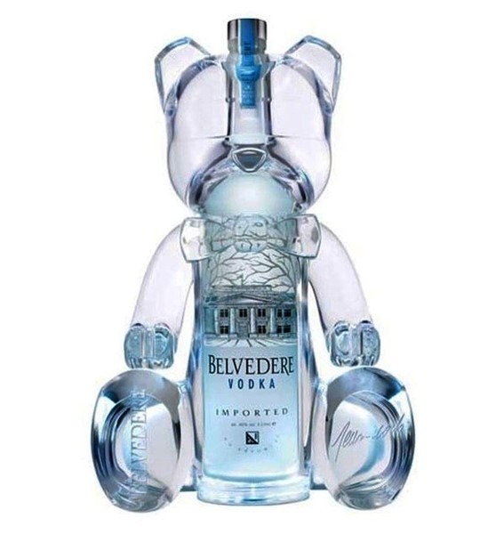 Limited edition Belver Bears Belvedere Vodka