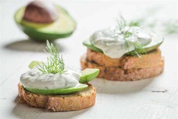 Yogurt and Avocado Toast