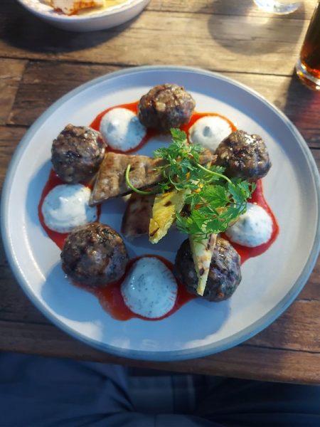 Turkish Meatballs and Pita Bread