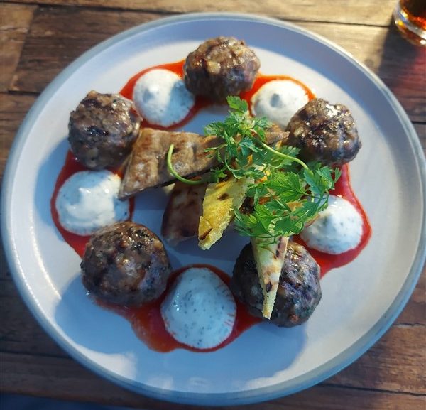 Turkish Meatballs and Pita Bread